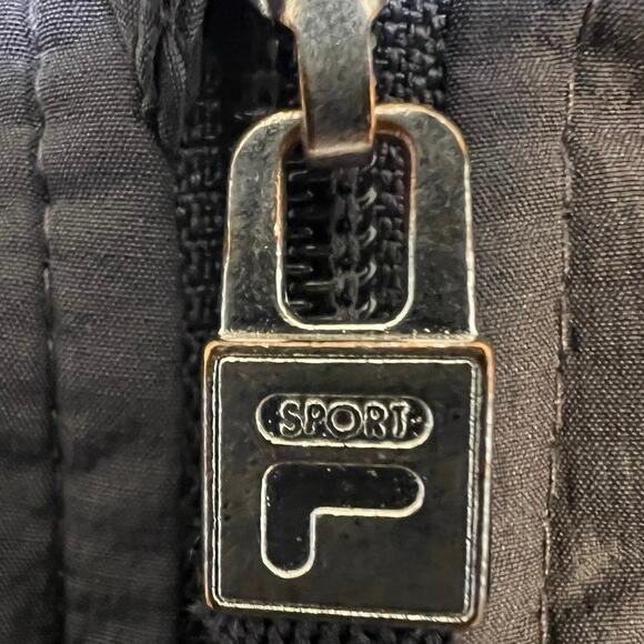 Fila Sport Purple and Gray Fleece Full Zip  Activewear Utility Jacket Size L - Picture 5 of 10